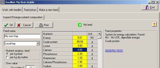 44-100 change nutrient value
